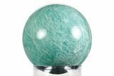 Chatoyant, Polished Amazonite Sphere - Madagascar #238436-1